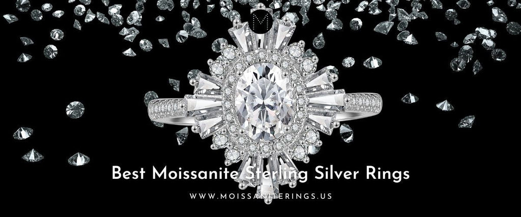 Best Moissanite Sterling Silver Rings