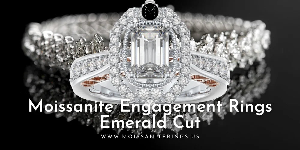 The Beauty of Moissanite Engagement Rings: An Emerald Cut Edition
